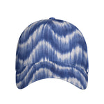 Wavy Shibori Pattern Print Baseball Cap