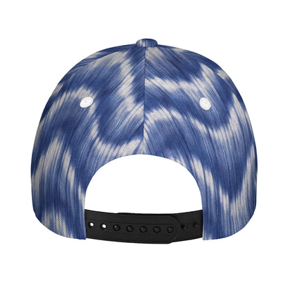 Wavy Shibori Pattern Print Baseball Cap