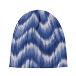 Wavy Shibori Pattern Print Beanie