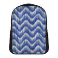 Wavy Shibori Pattern Print Casual Backpack