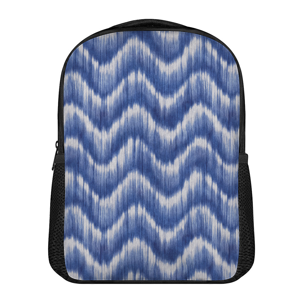 Wavy Shibori Pattern Print Casual Backpack