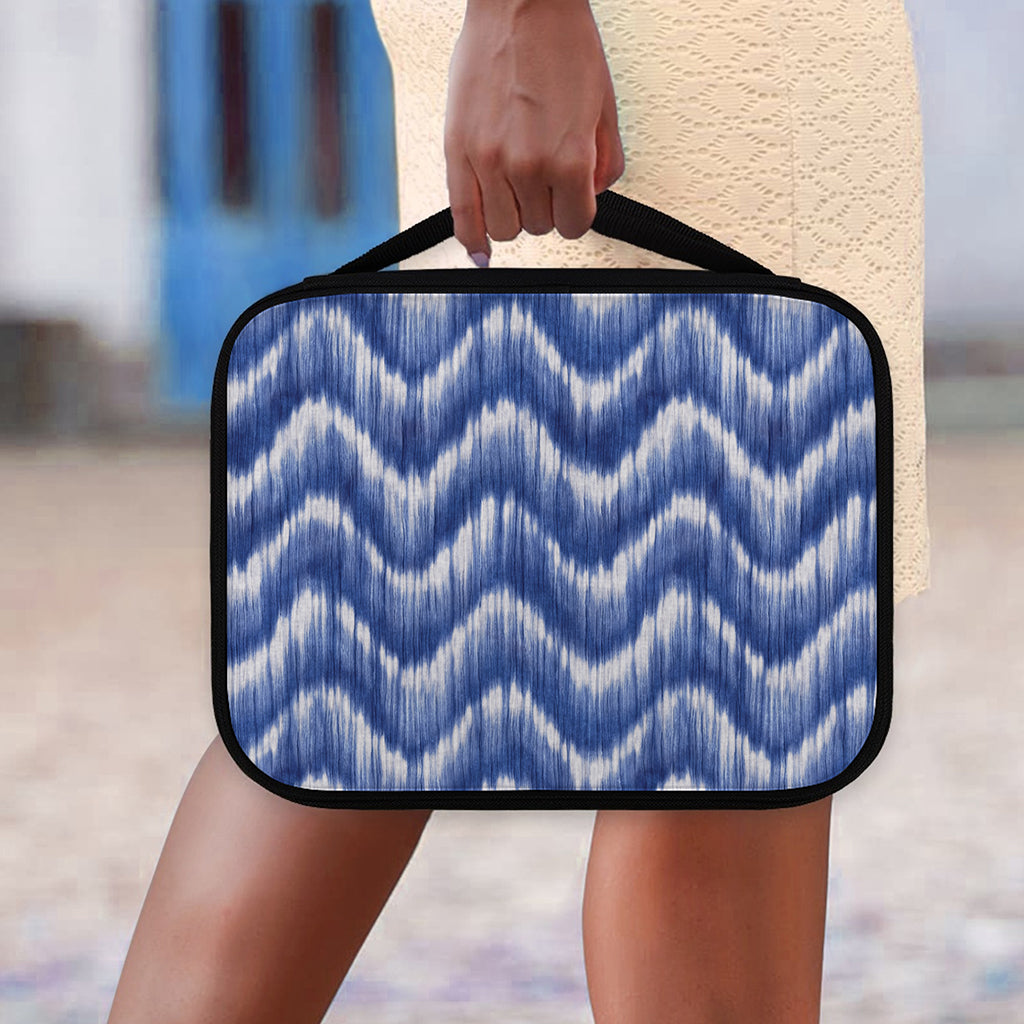 Wavy Shibori Pattern Print Classic Bible Case