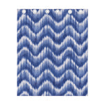 Wavy Shibori Pattern Print Curtain