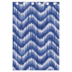 Wavy Shibori Pattern Print Curtain