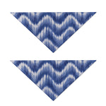 Wavy Shibori Pattern Print Dog Bandana