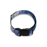 Wavy Shibori Pattern Print Dog Collar
