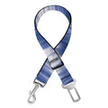 Wavy Shibori Pattern Print Dog Seat Belt