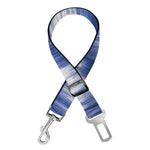 Wavy Shibori Pattern Print Dog Seat Belt