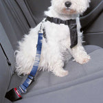 Wavy Shibori Pattern Print Dog Seat Belt