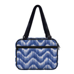Wavy Shibori Pattern Print Double Strap Bible Bag