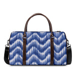 Wavy Shibori Pattern Print Duffle Bag