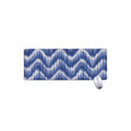 Wavy Shibori Pattern Print Extended Mouse Pad