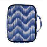 Wavy Shibori Pattern Print Front Pocket Bible Bag