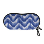 Wavy Shibori Pattern Print Glasses Case