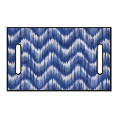 Wavy Shibori Pattern Print Golf Cart Seat Cover