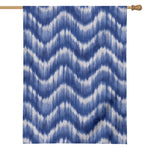 Wavy Shibori Pattern Print House Flag