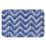 Wavy Shibori Pattern Print Indoor Door Mat
