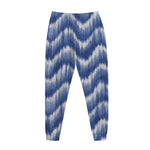 Wavy Shibori Pattern Print Jogger Pants