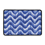 Wavy Shibori Pattern Print Kitchen Mat