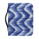 Wavy Shibori Pattern Print Leather Bible Cover