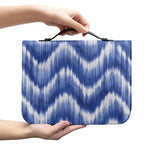Wavy Shibori Pattern Print Leather Bible Cover