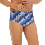 Wavy Shibori Pattern Print Men's Briefs