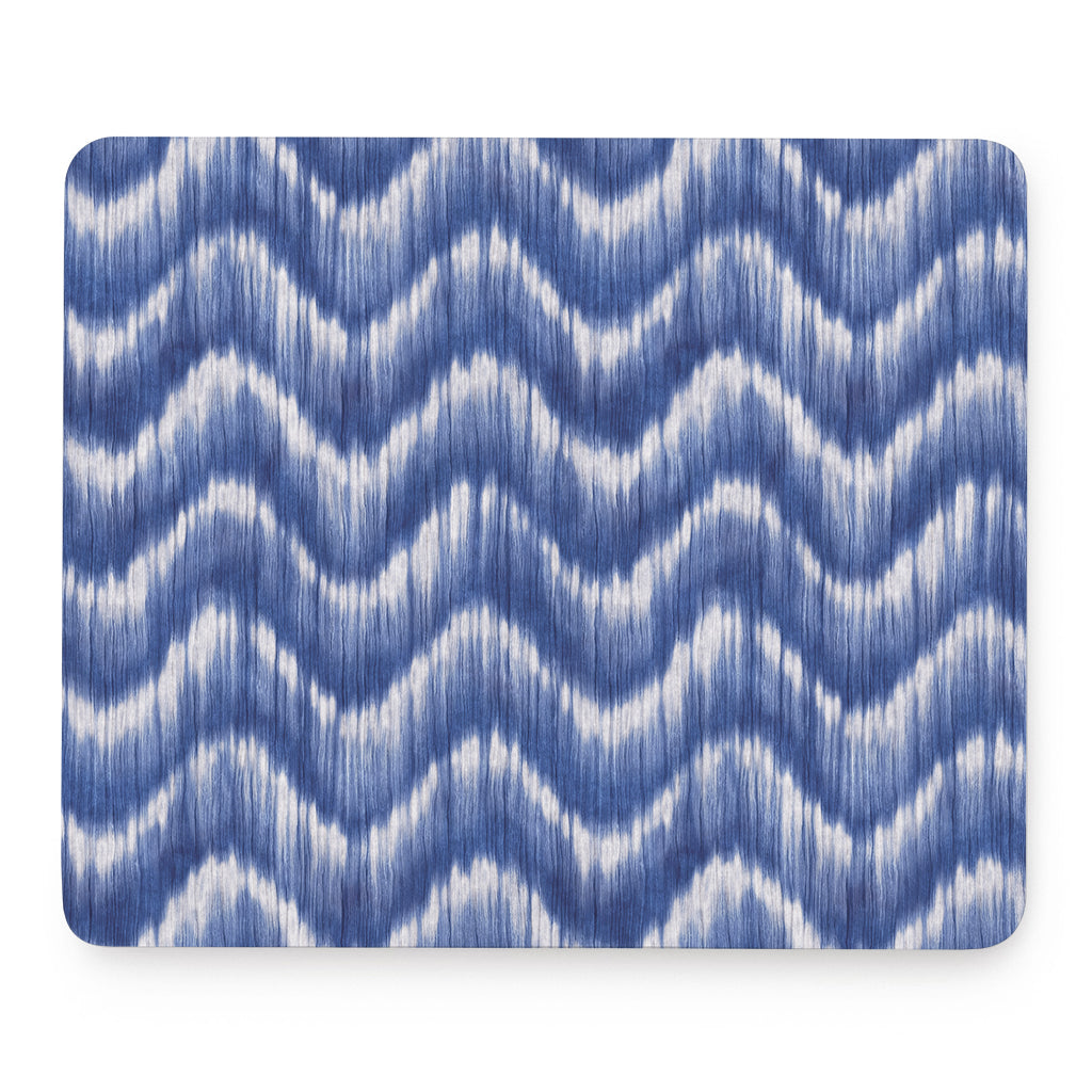 Wavy Shibori Pattern Print Mouse Pad
