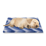 Wavy Shibori Pattern Print Pet Cooling Mat Cover