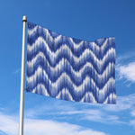 Wavy Shibori Pattern Print Polyester Flag