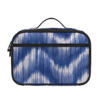 Wavy Shibori Pattern Print Portable Lunch Bag