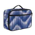 Wavy Shibori Pattern Print Portable Lunch Bag