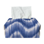 Wavy Shibori Pattern Print Rectangle Tissue Box Cover