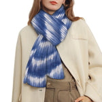 Wavy Shibori Pattern Print Scarf