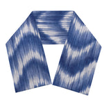 Wavy Shibori Pattern Print Scarf