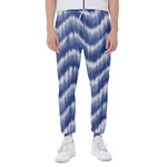 Wavy Shibori Pattern Print Scuba Joggers