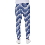 Wavy Shibori Pattern Print Scuba Joggers