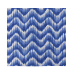 Wavy Shibori Pattern Print Silk Bandana