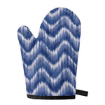 Wavy Shibori Pattern Print Single Oven Mitt