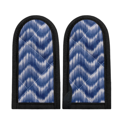 Wavy Shibori Pattern Print Skillet Handle Cover