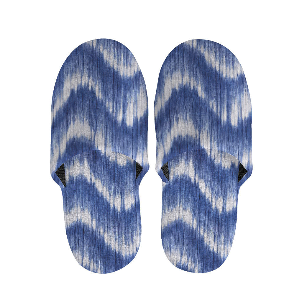 Wavy Shibori Pattern Print Slippers