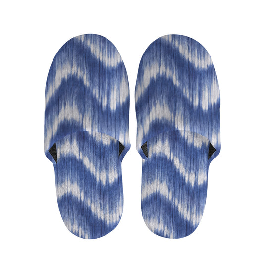Wavy Shibori Pattern Print Slippers