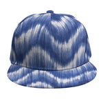 Wavy Shibori Pattern Print Snapback Cap