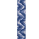 Wavy Shibori Pattern Print Table Runner
