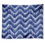 Wavy Shibori Pattern Print Tapestry