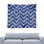 Wavy Shibori Pattern Print Tapestry