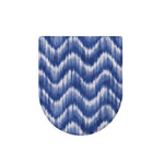Wavy Shibori Pattern Print Toilet Lid Cover