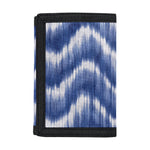 Wavy Shibori Pattern Print Trifold Wallet