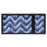 Wavy Shibori Pattern Print Trifold Wallet