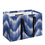 Wavy Shibori Pattern Print Utility Tote Bag