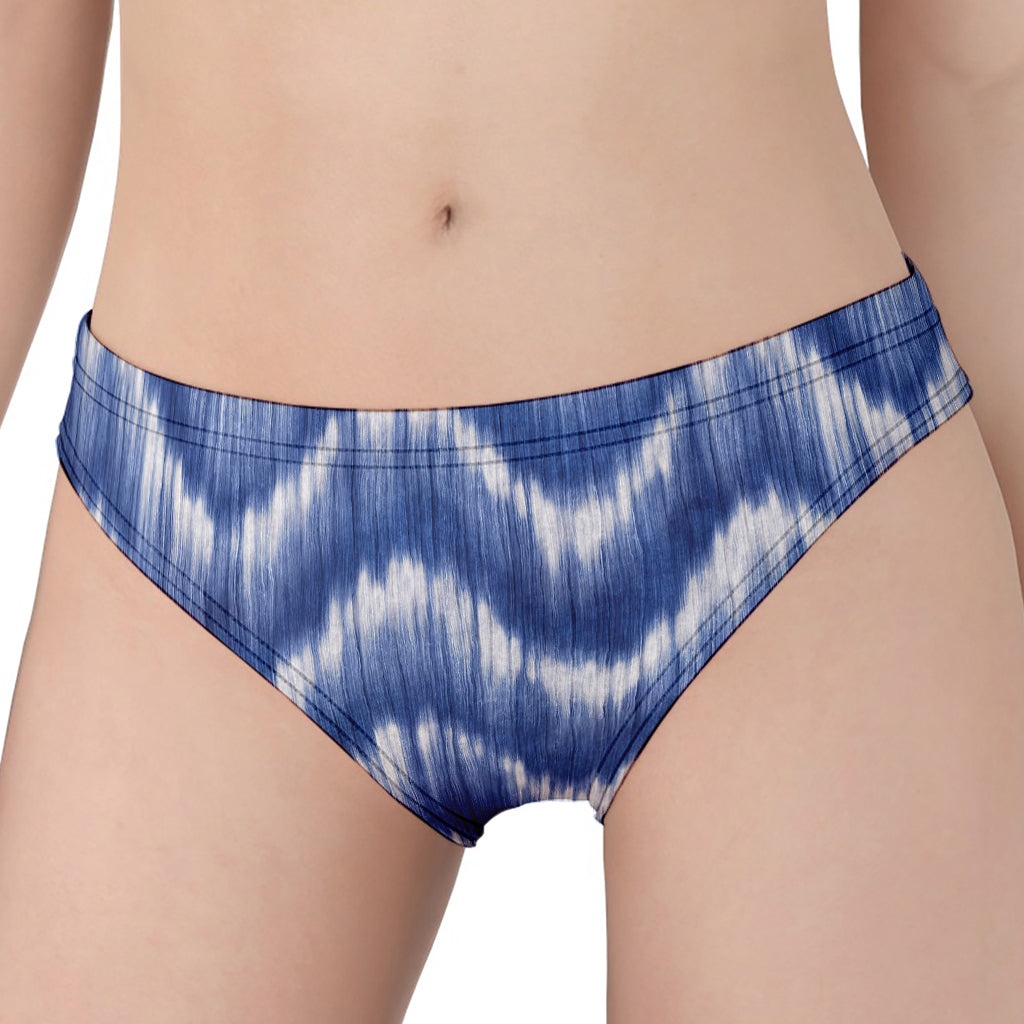 Wavy Shibori Pattern Print Women's Panties